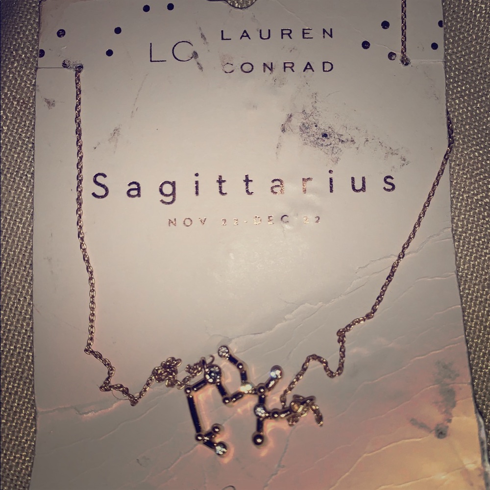Lauren Conrad Sagittarius zodiac pendant